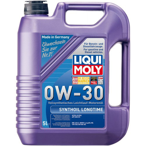 Масло моторное LIQUI MOLY SYNTHOIL LONGTIME 0W-30 5л