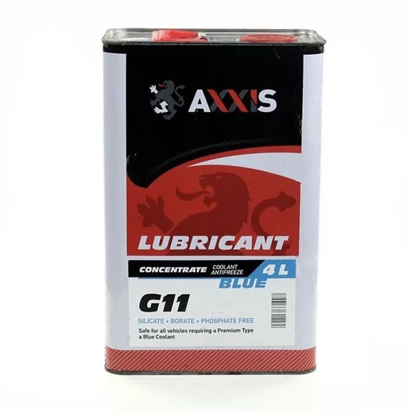Антифриз AXXIS G11(-80C) BLUE концентрат 4л