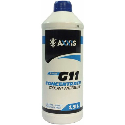 Антифриз AXXIS G11 ECO (-80C) BLUE концентрат 1.5л