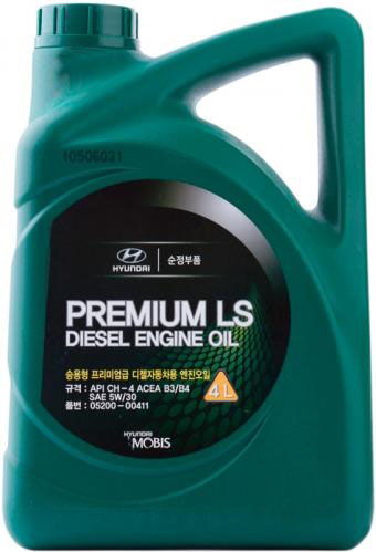 Масло моторное Hyundai Premium LS Diesel 5W-30 4 л