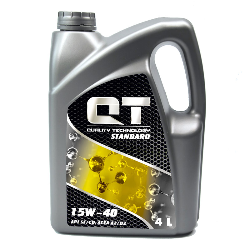 Масло моторное QT-OIL STANDARD 15W-40 4 л