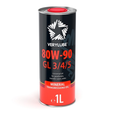 Масло трансмиссионное ХАДО Verylube 80W-90 GL 3/4/5 1л