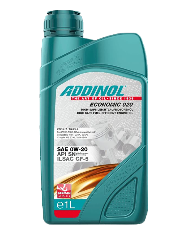 Масло моторное ADDINOL Economic 020 0W-20 1 л