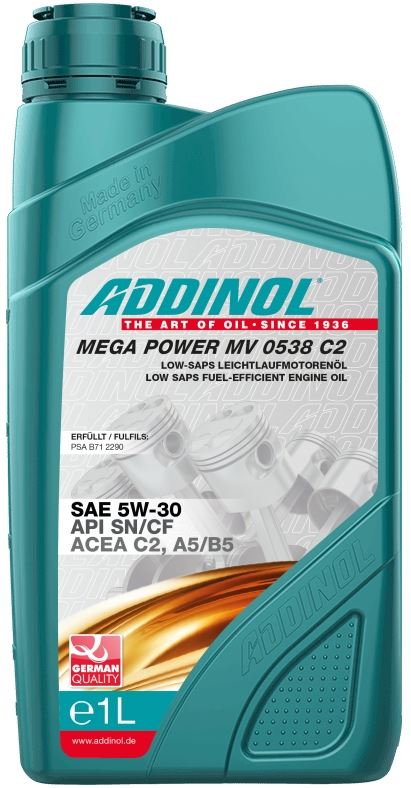 Моторна олива ADDINOL Mega Power MV 0538 5W-30 1 л