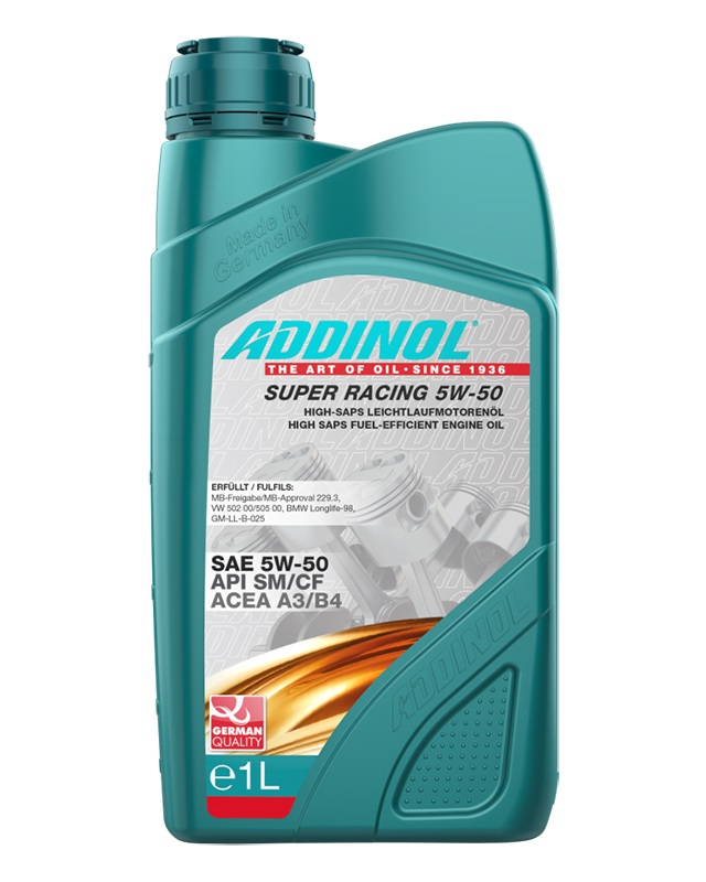 Масло моторное ADDINOL Super Racing 5W-50 4 л