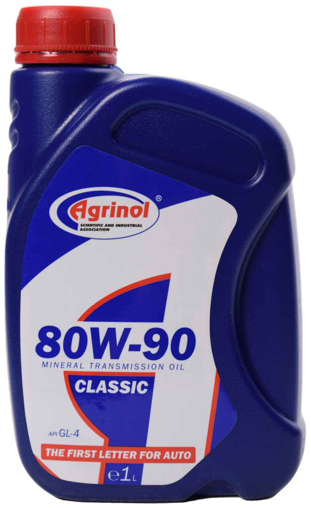 Масло Agrinol трансмісійне CLASSIC SAE 80W-90 API GL-4 1Л