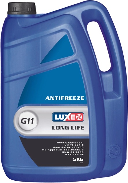 Антифриз LUXE LONG LIFE -40°С, синій G11, 5КГ