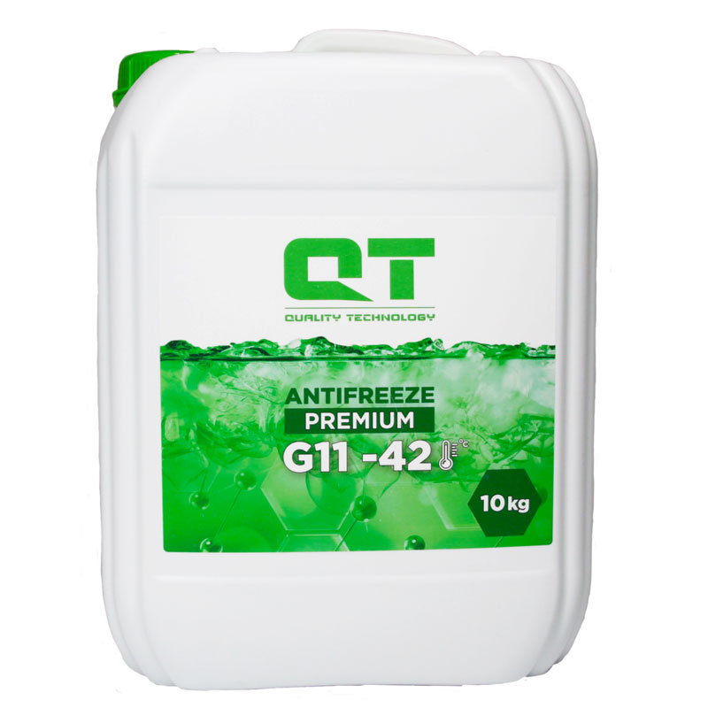Антифриз QT PREMIUM-42 G11 зелений 10 л