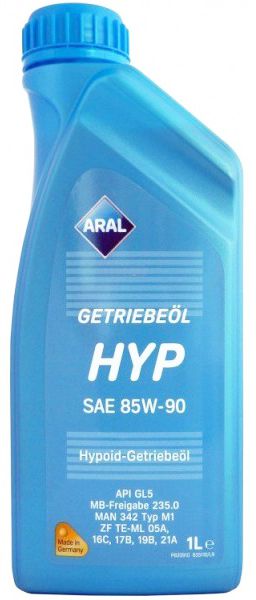 Масло трансмиссионное ARAL Getriebeoel HYP 85W-90 1л