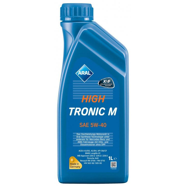 Масло моторное ARAL HighTronic M 5W-40 1л