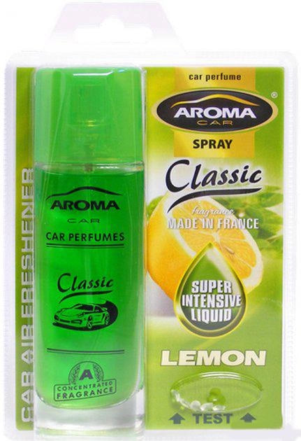 Освежитель воздуха AROMA CAR 5907718926880 Lemon, 50МЛ