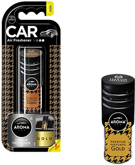 Освежитель воздуха AROMA CAR 832027 Gold, 8МЛ