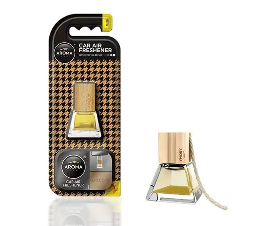 Освіжувач повітря AROMA CAR 925302 Gold, 7МЛ