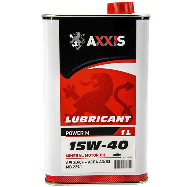 Масло моторное AXXIS Power M 15W-40 1 л