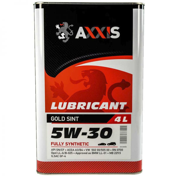 Масло моторное AXXIS Gold Sint 5W-30 4 л