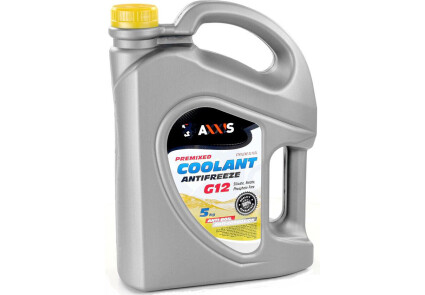 Антифриз AXXIS G12 Сoolant (желтый) 5 л