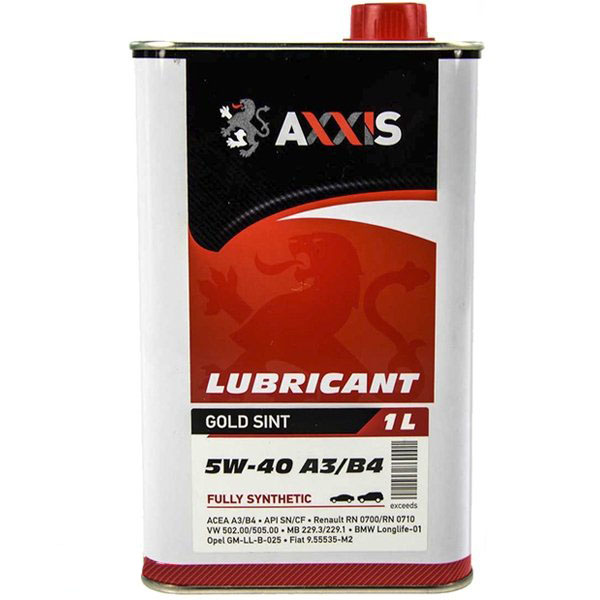 Масло моторное AXXIS Gold Sint 5W-40 4 л