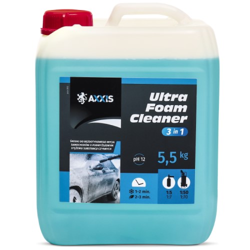 Активная пена AXXIS Ultra Foam Cleaner 3 в 1 (канистра 5л)