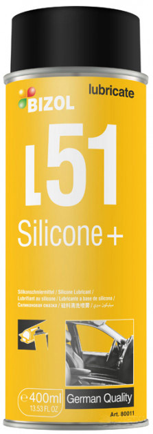 Спрей мастило силіконова BIZOL Silicone+ L51 0,4л