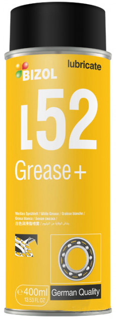 Спрей-мастило біла BIZOL Grease+ L52 0,4л