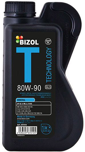 Трансмиссионное масло BIZOL Technology Gear Oil GL5 80W-90 1л