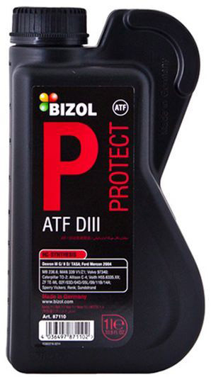 Трансмиссионное масло BIZOL Protect ATF DIII 1л