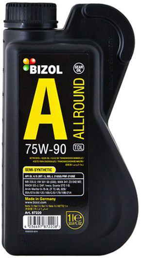 Масло трансмиссионное - BIZOL Allround Gear Oil TDL 75w90 1л