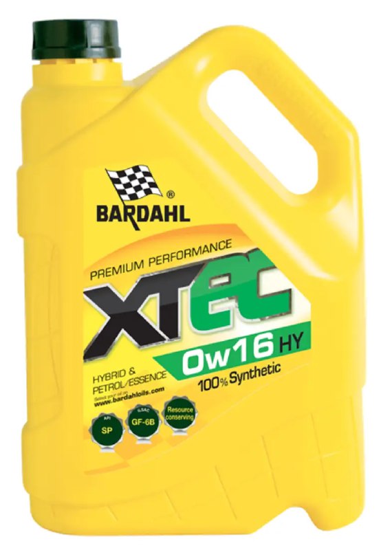 Масло моторное BARDAHL XTEC 0W16 HY, 5Л