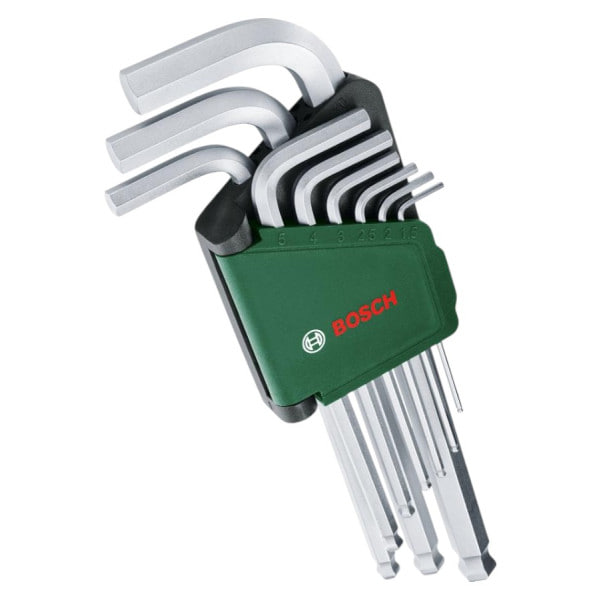 Набор ключей Г-образных Hex 1,5-10 мм BOSCH 1 600 A02 BX9