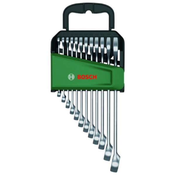 Набор ключей рожково-накидных 6-21 мм 15 ед. BOSCH 1 600 A02 Z9D