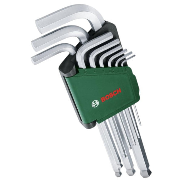 Набор ключей Г-образных Torx T8-T40 9 ед. BOSCH 1 600 A03 2V1