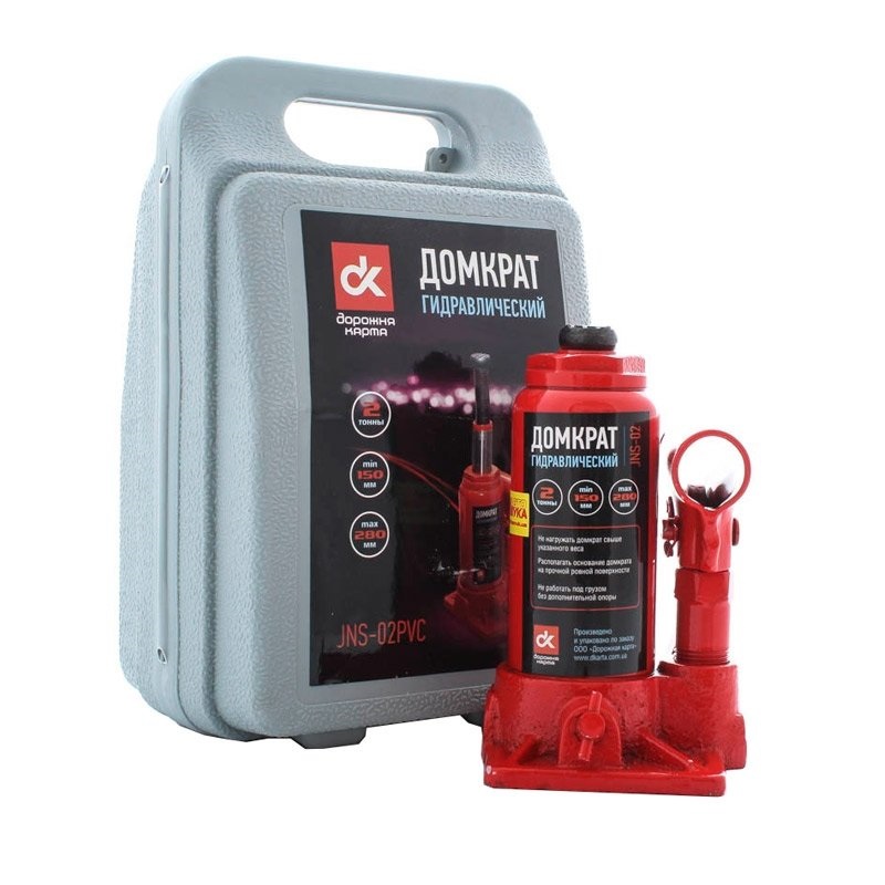 Домкрат бутылочный ДОРОЖНАЯ КАРТА JNS 02PVC