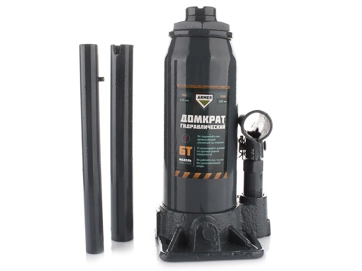 Домкрат бутылочный ARMER ARM-6PVC
