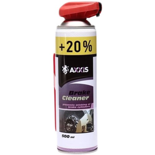 Очиститель тормозной системы и сцепления Brake Cleaner AXXIS 500 мл + 20% с носиком