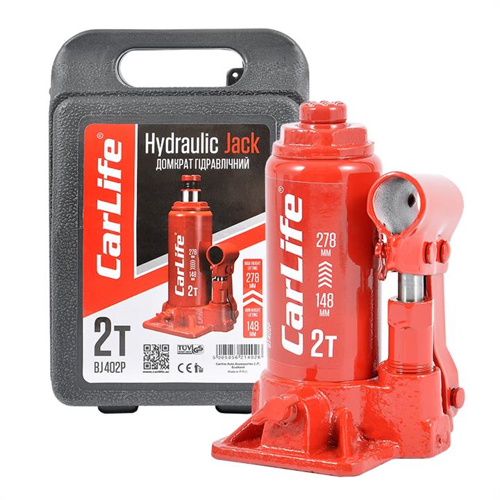 Домкрат бутылочный CARLIFE BJ402P