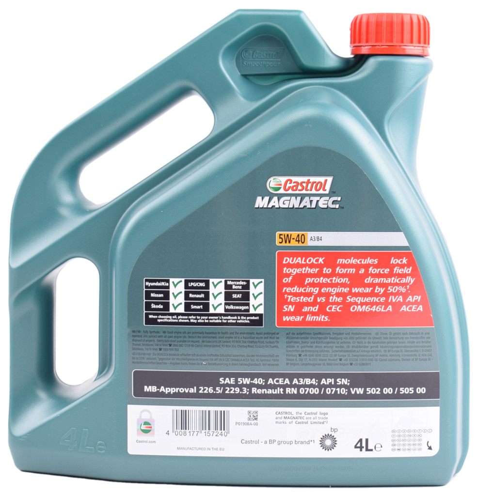 Моторное масло CASTROL 5W-40 A3/B4 1л
