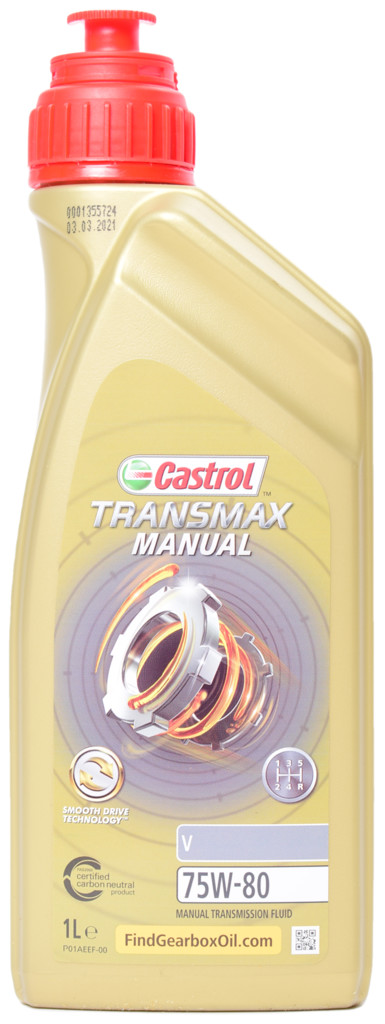 Трансмісійне масло Castrol Syntrans V FE 75W-80, 1л