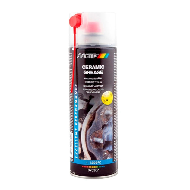 Керамическая термостойкая смазка спрей MOTIP Ceramic Grease +1200 °C, 500МЛ
