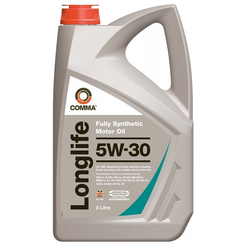 Масло моторное COMMA Long Life 5W-30 5 л
