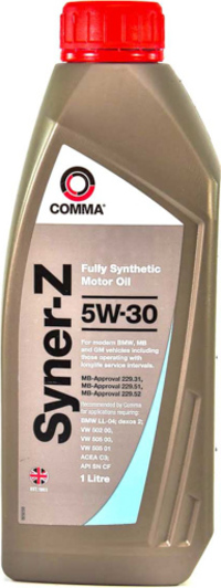 Масло моторное COMMA Syner-Z 5W-30 1 л