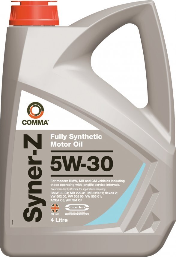 Масло моторное COMMA Syner-Z 5W-30 4 л