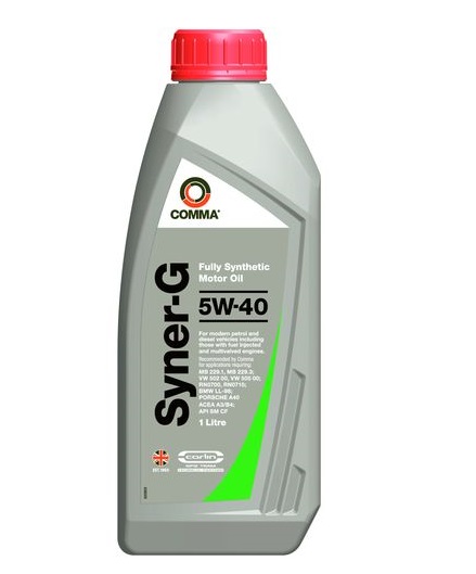 Масло моторное COMMA Syner G 5W-40 1 л