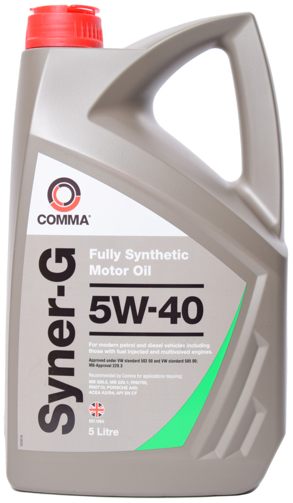 Масло моторное COMMA Syner G 5W-40 5 л