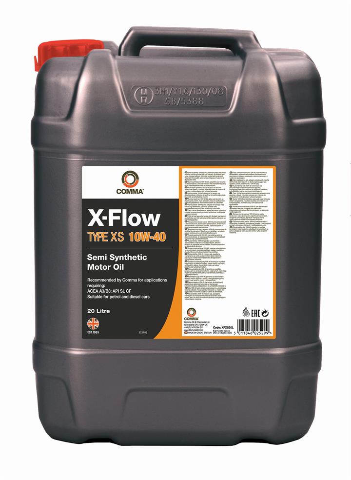 Масло моторное COMMA X-Flow Type XS 10W-40 20 л