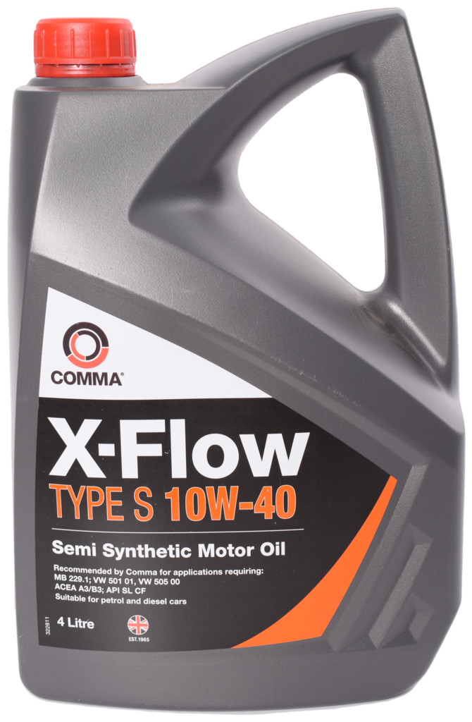 Масло моторное COMMA X-FLOW S 10W-40 4 л