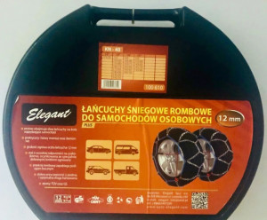 Цепи противоскольжения ELEGANT EL 100 612, 12 ММ, 2 ШТ