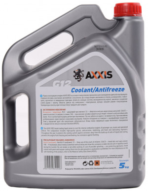 Антифриз AXXIS G12 Сoolant (красный) 5 л - Фото 2