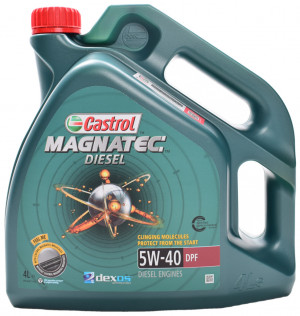 Моторное масло Castrol Magnatec Diesel 5W-40 DPF, 4л - Фото 2