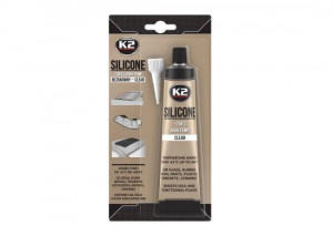 Герметик бесцветный силикон K2 SIL CLEAR, 85ГР