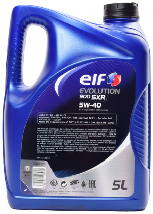 Моторное масло ELF Evolution SXR 5W-40 5л - Фото 2